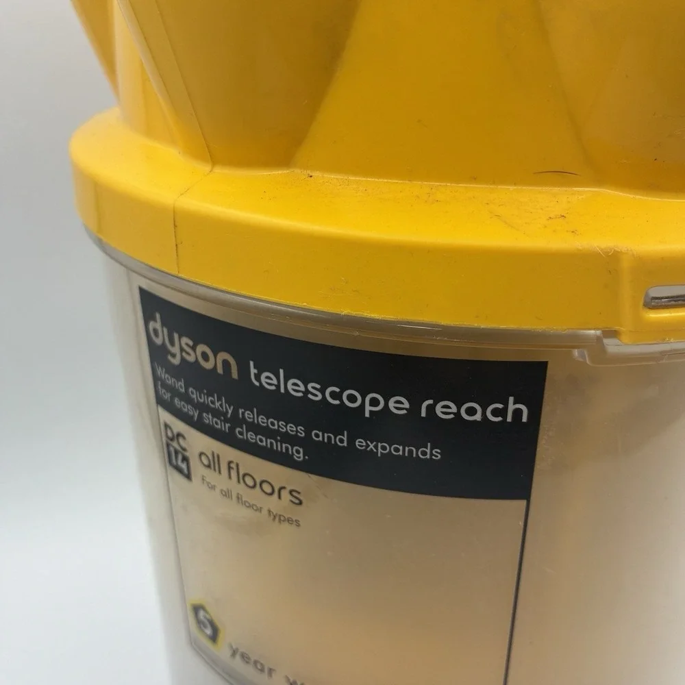 Genuine Dyson DC14 DC15 Cyclone & Dust Bin Assembly Canister OEM Yellow Part